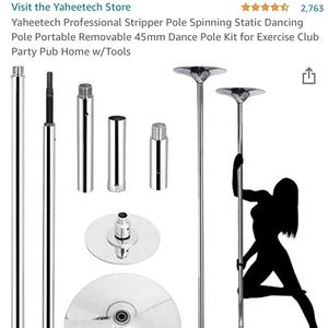Spinning stripper pole